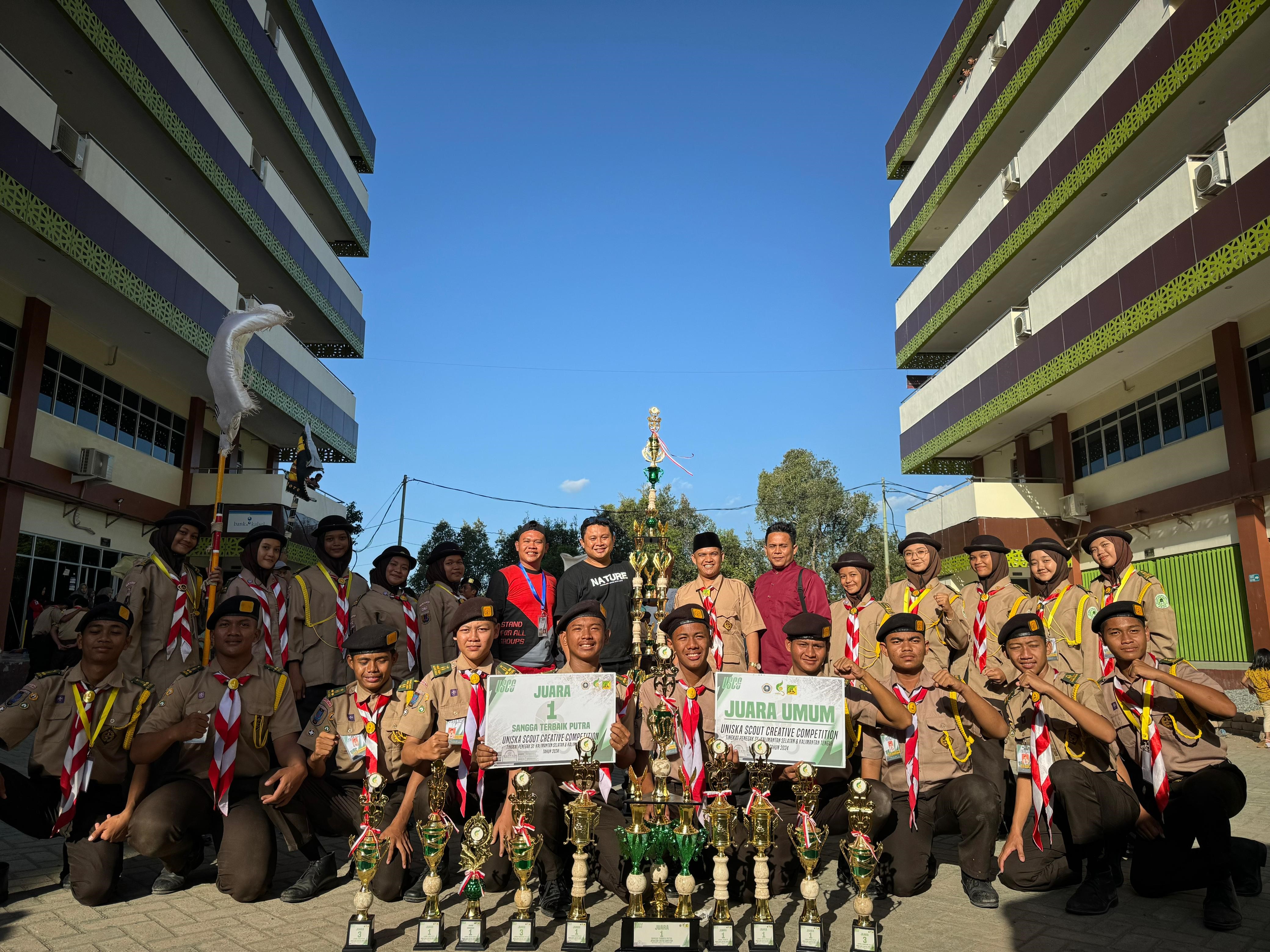 MA. Manbaul Ulum Juara Umum UNISKA Scout Creative Competition (USCC) Tahun 2024